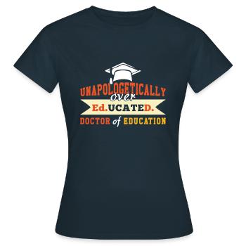 Doktoranden, Doktoranden, Doktoranden, Absolventen 2023 - Frauen T-Shirt - Navy - Vorne - AI Model Female 172 dark (172cm)