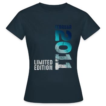 Limited Edition February 2011 Legendär Seit - Frauen T-Shirt - Navy - Vorne - AI Model Female 172 dark (172cm)
