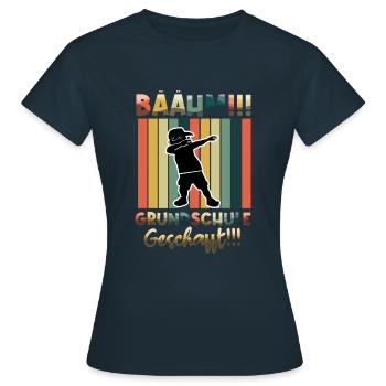 Elementary School Completed School Student - Women's T-Shirt - navy - Front - AI Model Female 172 dark (172cm)