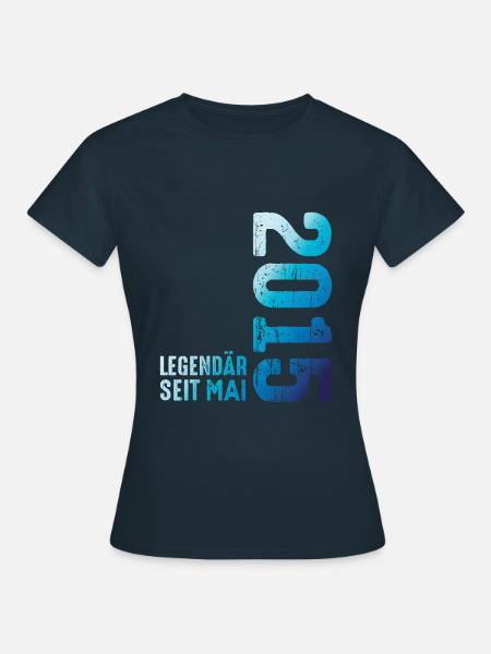 Limited Edition May 2015 Legendär Seit May 2015 - Frauen T-Shirt - Navy