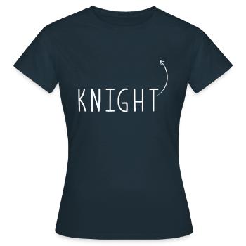 Ritterturnier Ren Faire - Frauen T-Shirt - Navy - Vorne - AI Model Female 172 dark (172cm)