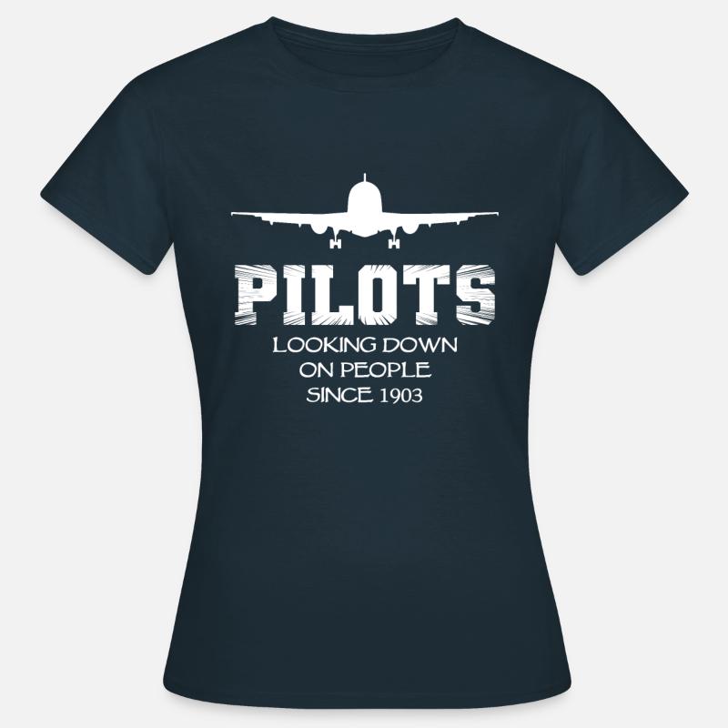 Piloter - T-skjorte for kvinner - marine