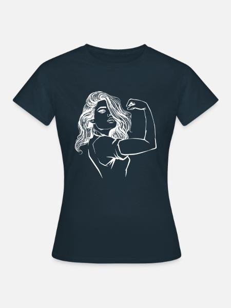Starke Frau - Frauen T-Shirt - Navy