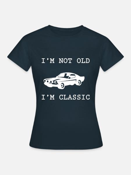 Classic Car - Frauen T-Shirt - Navy