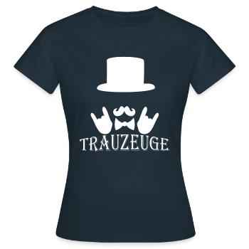 Best man - Women's T-Shirt - navy - Front - AI Model Female 172 dark (172cm)