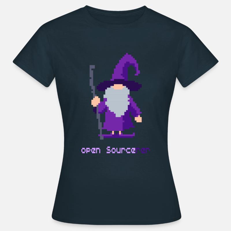 Open Source - Frauen T-Shirt - Navy