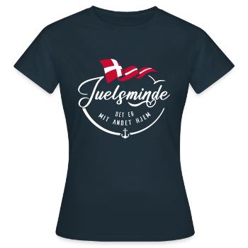 JUESLSMINDE - Ma résidence secondaire - w - T-shirt Femme - marine - Devant - AI Model Female 172 dark (172cm)