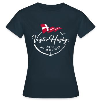 VESTER HUSBY - Ma résidence secondaire - w - T-shirt Femme - marine - Devant - AI Model Female 172 dark (172cm)