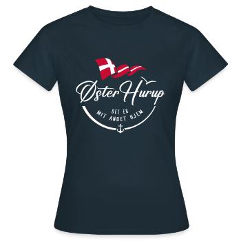 HURUP de Pâques - Ma résidence secondaire - w - T-shirt Femme - marine - Devant - AI Model Female 172 dark (172cm)