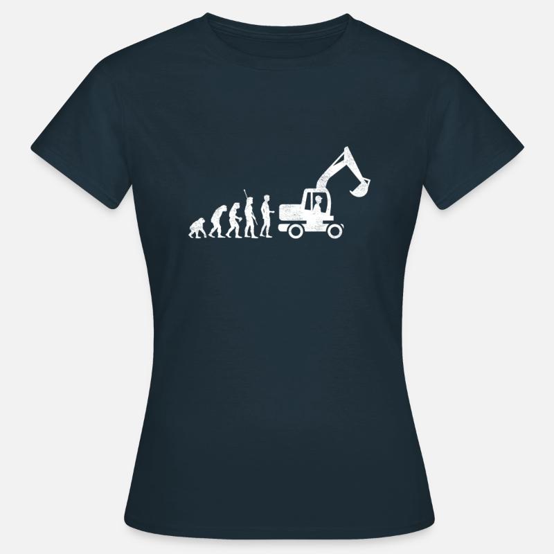 Pilote de pelle Evolution - T-shirt Femme - marine