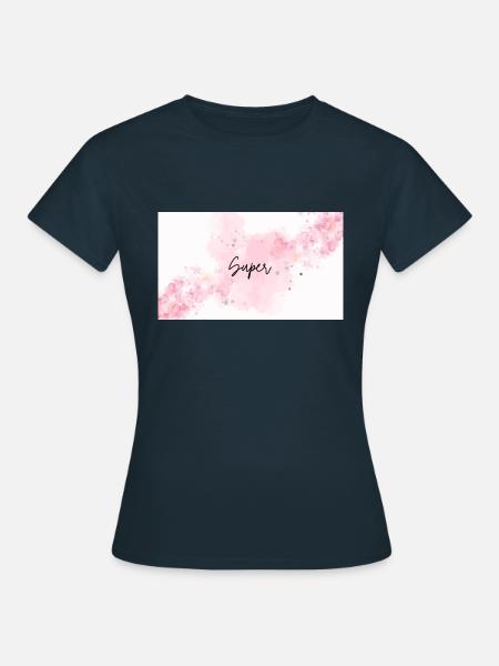 Super - Frauen T-Shirt - Navy