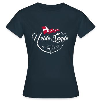 HVIDE SANDE - Ma résidence secondaire - w - T-shirt Femme - marine - Devant - AI Model Female 172 dark (172cm)