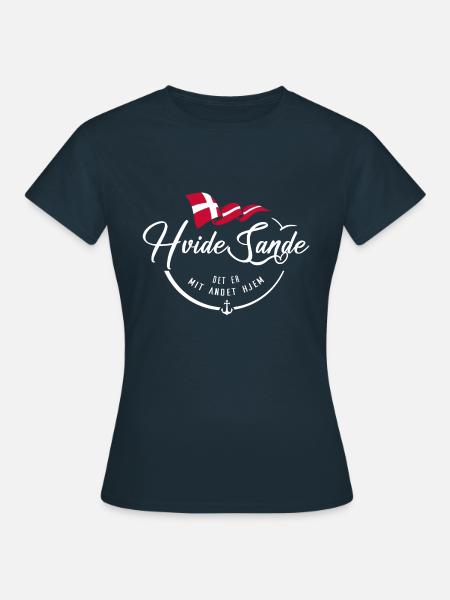 HVIDE SANDE - Meine zweite Heimat - w - Frauen T-Shirt - Navy