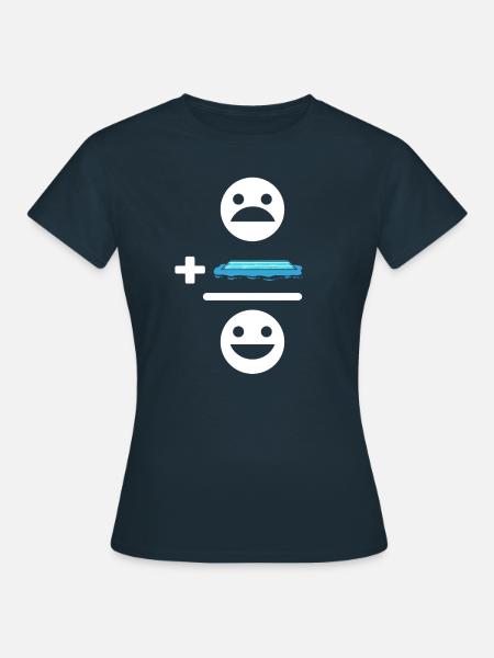 Poolreiniger. Pool Service Techniker. - Frauen T-Shirt - Navy