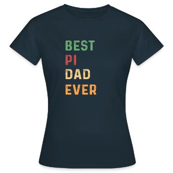 Meilleur père détective privé de tous les temps. Privé - T-shirt Femme - marine - Devant - AI Model Female 172 dark (172cm)