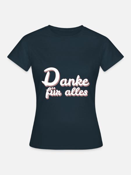 kleines Dankeschön - Frauen T-Shirt - Navy