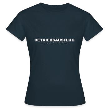 company excursion - Women's T-Shirt - navy - Front - AI Model Female 172 dark (172cm)