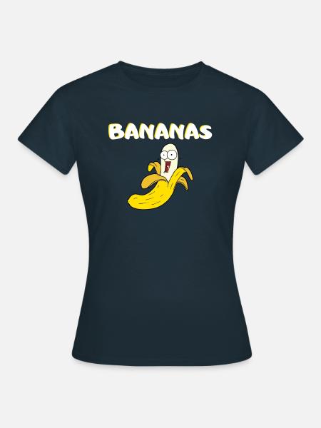 Bananes FUN WEAR - T-shirt Femme - marine