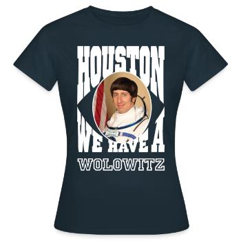 The Big Bang Theory Nous Avons un Wolowitz - T-shirt Femme - marine - Devant - AI Model Female 172 dark (172cm)