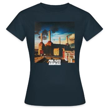 Pink Floyd Animals Album Cover - Women's T-Shirt - navy - Front - AI Model Female 172 dark (172cm)
