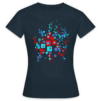 graphique - T-shirt Femme - marine - Devant - AI Model Female 172 dark (172cm)
