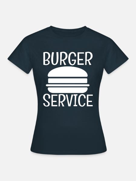 BURGER SERVICE - Frauen T-Shirt - Navy
