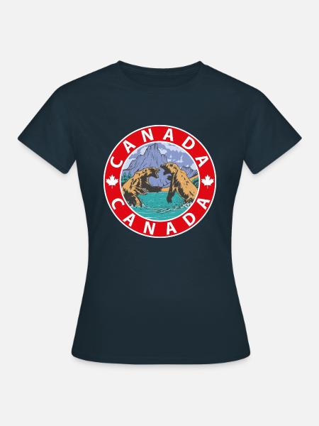 Kanada - Frauen T-Shirt - Navy