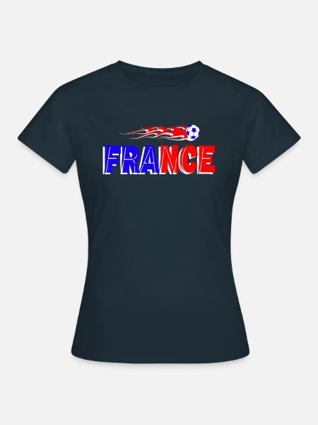france - Frauen T-Shirt - Navy