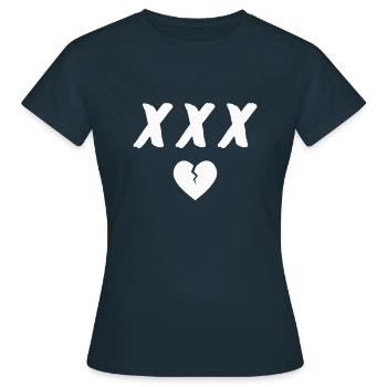 xxxtentacion, sad - Women's T-Shirt - navy - Front - AI Model Female 172 dark (172cm)