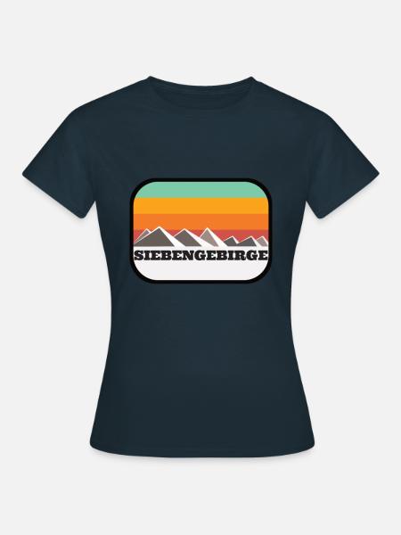 Siebengebirge Bonn - Frauen T-Shirt - Navy