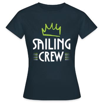 Équipage de navigation - T-shirt Femme - marine - Devant - AI Model Female 172 dark (172cm)