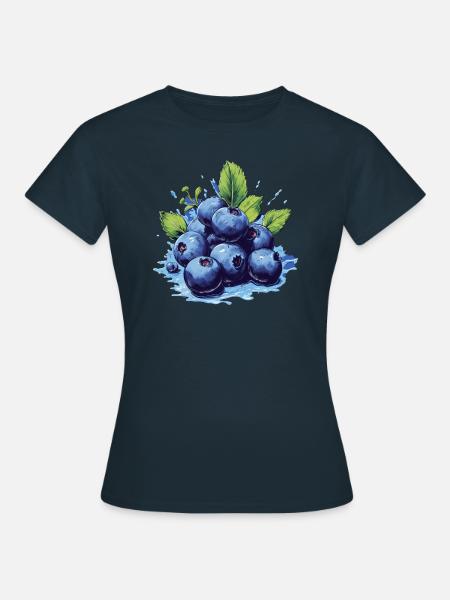 Blaubeere - Frauen T-Shirt - Navy