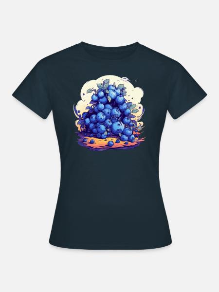 Blaubeere - Frauen T-Shirt - Navy