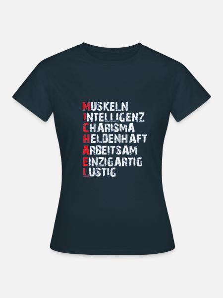 Michael - Frauen T-Shirt - Navy