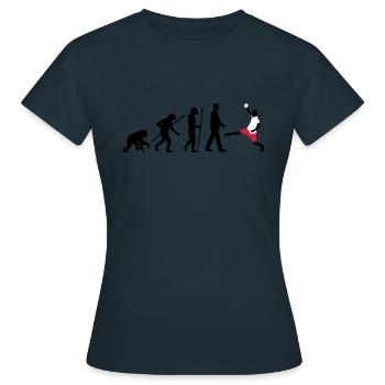 evolution_handball_102012_a_3c - T-shirt Femme - marine - Devant - AI Model Female 172 dark (172cm)