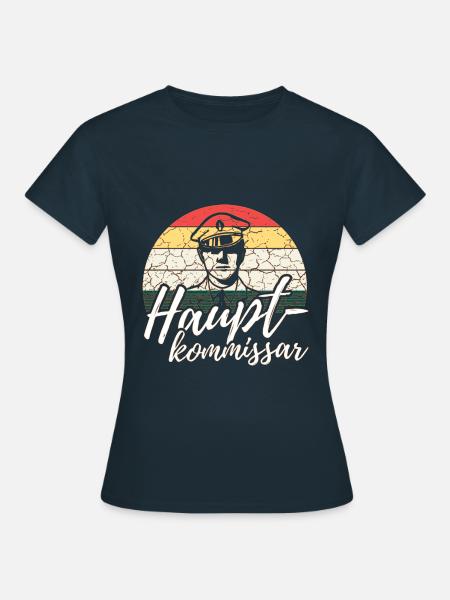 Polizeihauptkommissar - Frauen T-Shirt - Navy