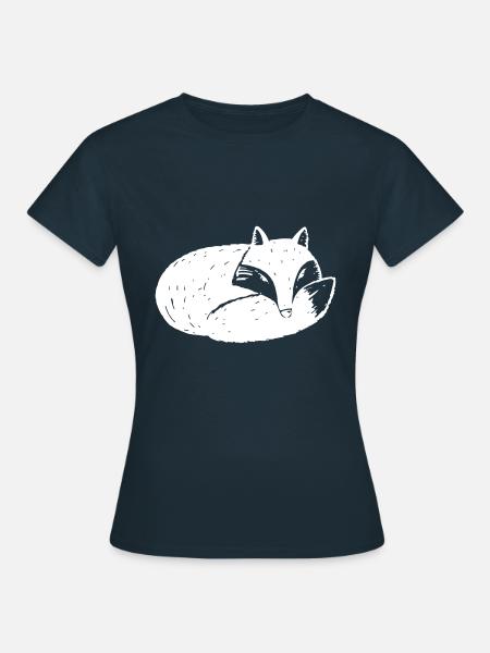 Fuchs - Frauen T-Shirt - Navy