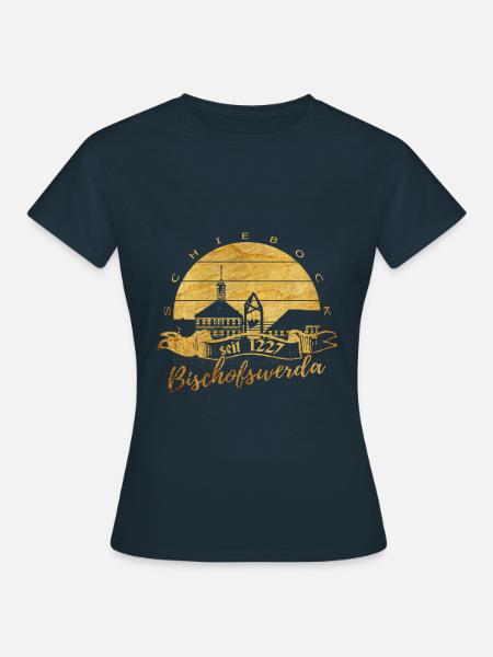 Bischofswerda Vintage - Frauen T-Shirt - Navy
