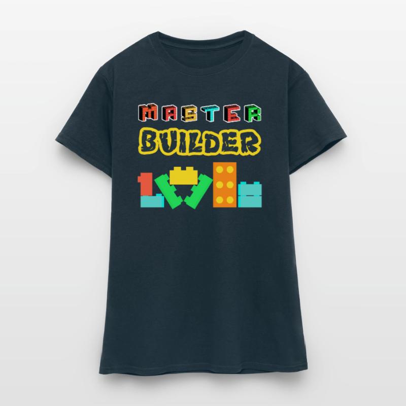 Master Builder Building Bricks Blocks Pieces Women's T-Shirt