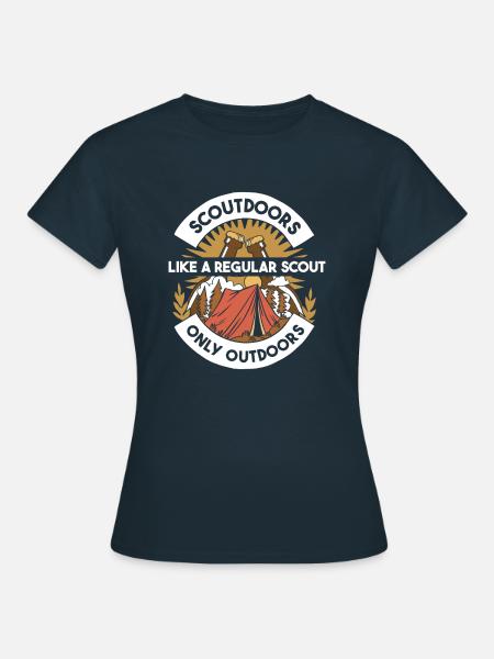 Pfadfinder Draußen - Frauen T-Shirt - Navy