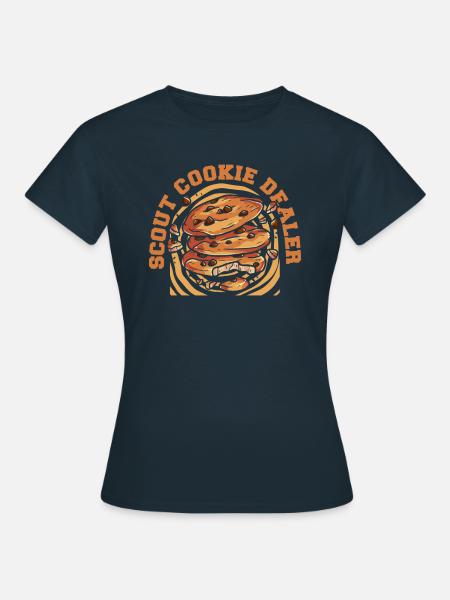 Pfadfinder Plätzchen - Frauen T-Shirt - Navy