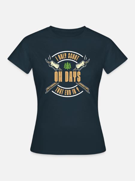 Les scouts sourient - T-shirt Femme - marine