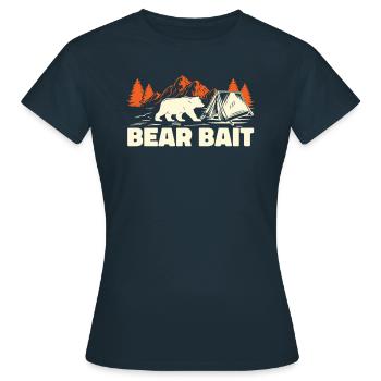 Pfadfinder Tragen - Frauen T-Shirt - Navy - Vorne - AI Model Female 172 dark (172cm)