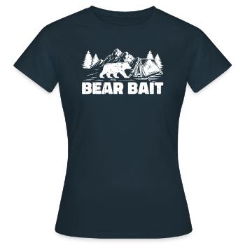 Pfadfinder Tragen - Frauen T-Shirt - Navy - Vorne - AI Model Female 172 dark (172cm)