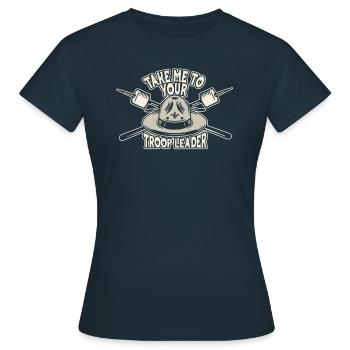 Cabane scoute - T-shirt Femme - marine - Devant - AI Model Female 172 dark (172cm)