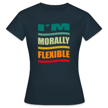 Humour noir - T-shirt Femme - marine - Devant - AI Model Female 172 dark (172cm)
