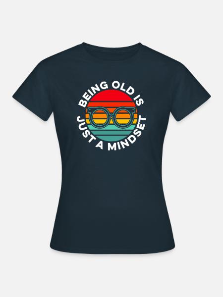 Schwarzer Humor - Frauen T-Shirt - Navy