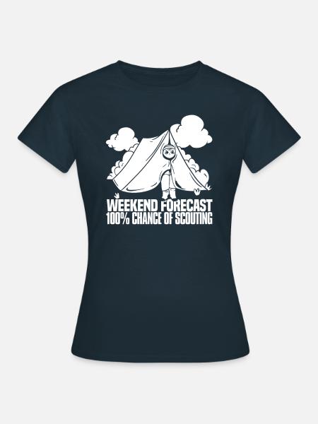Pfadfinder Fun - Frauen T-Shirt - Navy