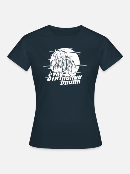 Bier Bierliebhaber Cool - Frauen T-Shirt - Navy