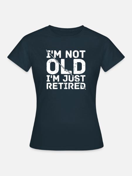Rentner Rente - Frauen T-Shirt - Navy